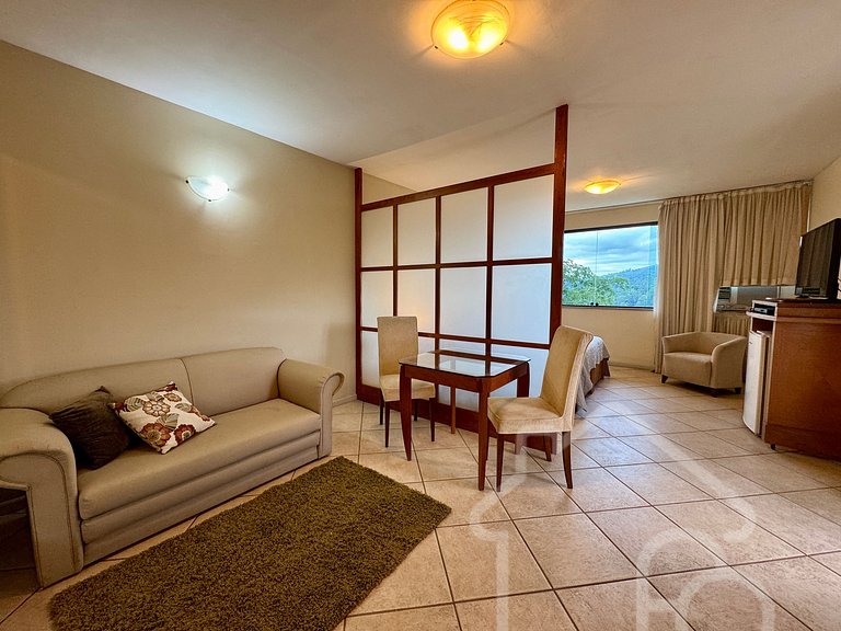 Suíte com hidromassagem no Hotel Dominguez Master