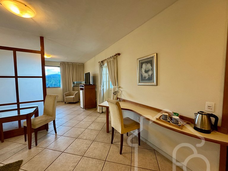 Suíte com hidromassagem no Hotel Dominguez Master