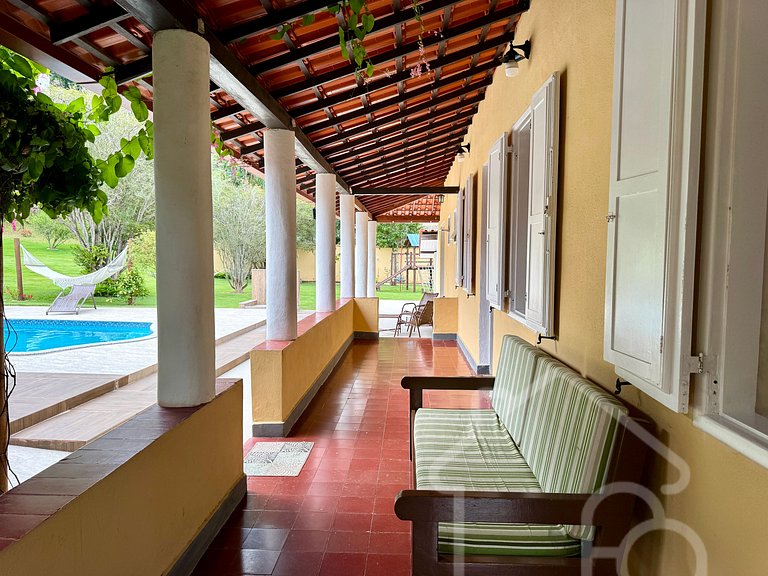 Casa maravilhosa no centro com piscina e sauna