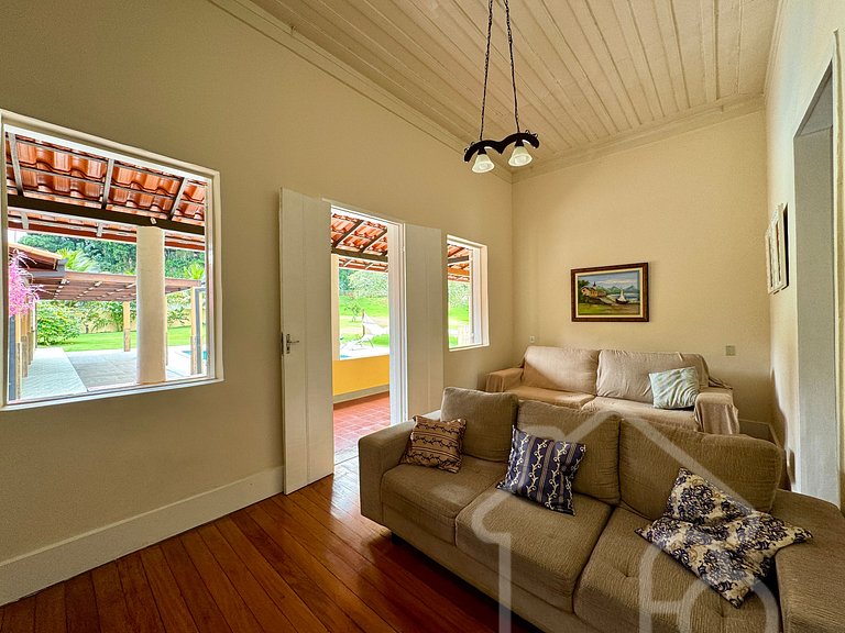 Casa maravilhosa no centro com piscina e sauna