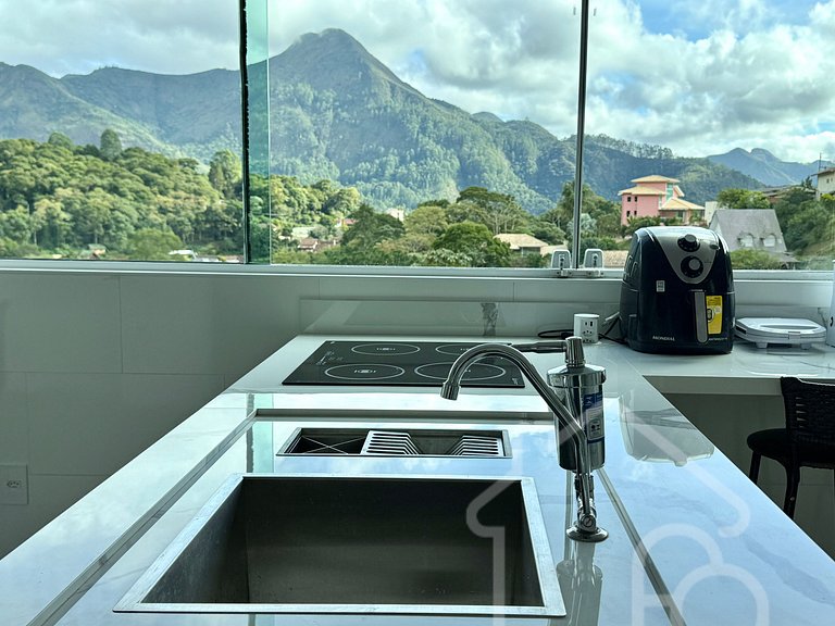 Casa na Serra com vista para as montanhas
