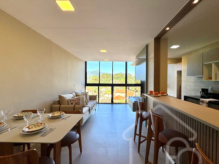 Apartamento aconchegante no Vale dos Pinheiros